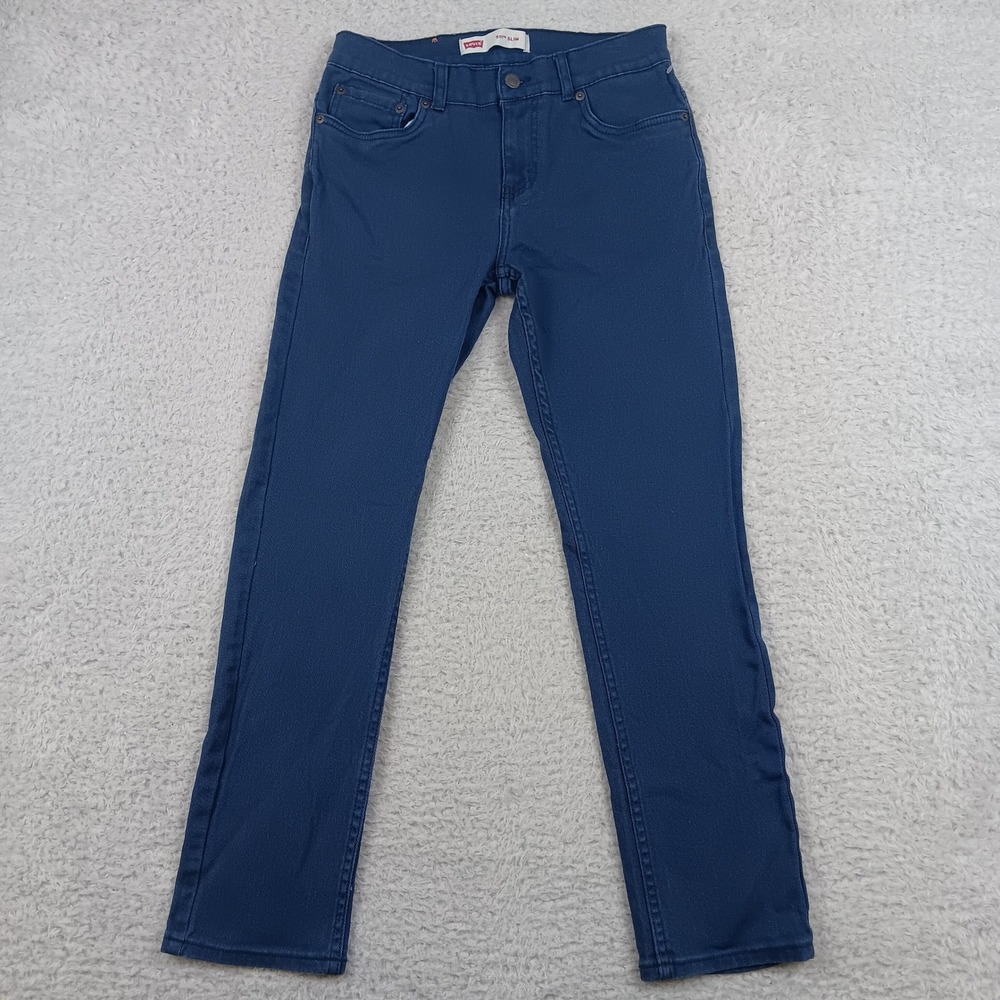 Levi Pants 511 Slim Boys 14 Blue Stretch Cotton 8463-U09